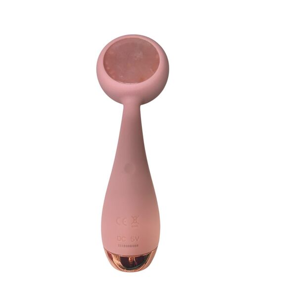 PMD Clean Pro Smart Facial Cleansing Device Silicone Brush & Rose Quartz - Picture 3 of 3